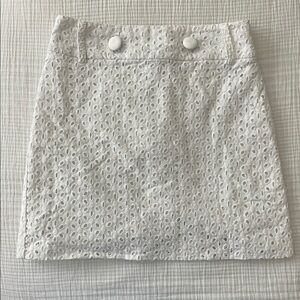Le Chateau White Mini Skirt